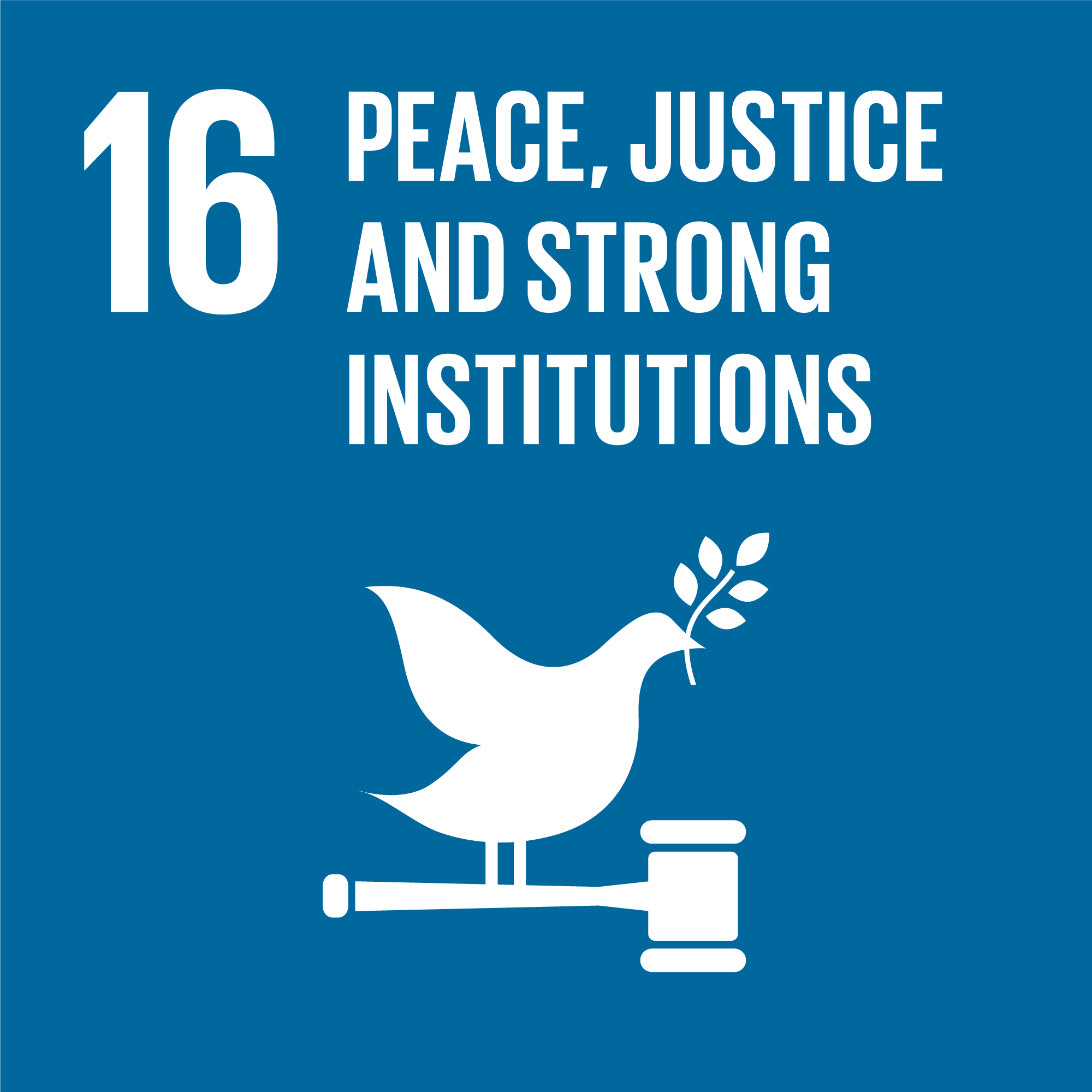SDG 16: สันติภาพ ยุติธรรม และสถาบันที่เข้มแข็ง